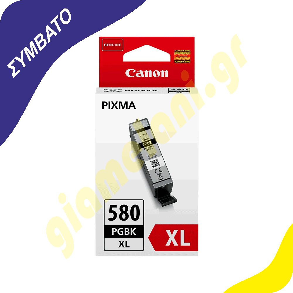 Συμβατό Μελάνι CANON PGI-580XL Μαύρο