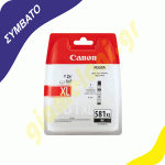 Συμβατό Μελάνι CANON CLI-581xl Φωτογραφικό Μαύρο (2052C001)